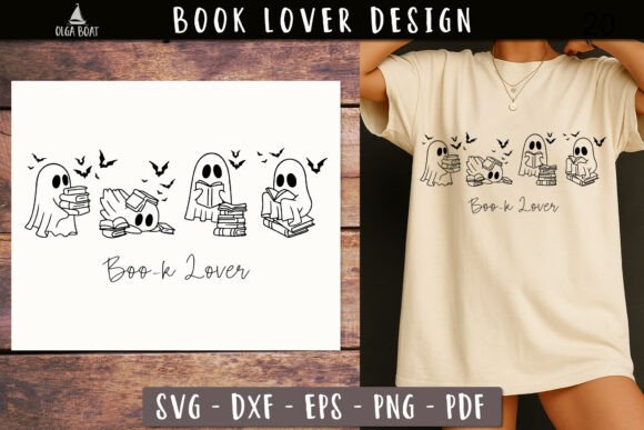 Boo K Lover Ghost Reading SVG Review: A Spooky-Cute Design for Real Projects