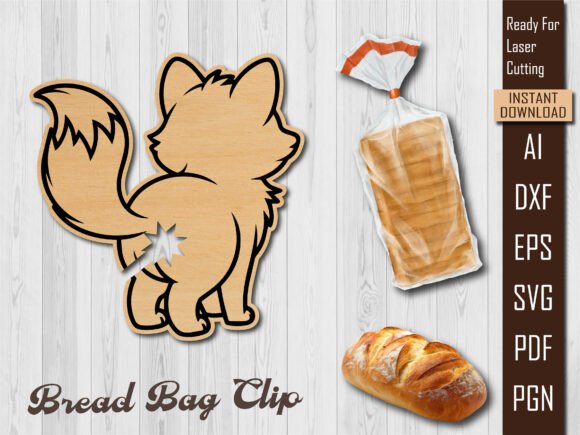Crafting Practical Charm with Laser Cut Fox Tag