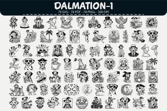 Dalmation Vector Clipart – 78 Designs Review for Real Embroidery Use