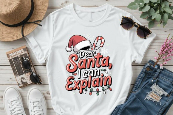 Dear Santa I Can Explain: A Holiday Embroidery Design with Personality