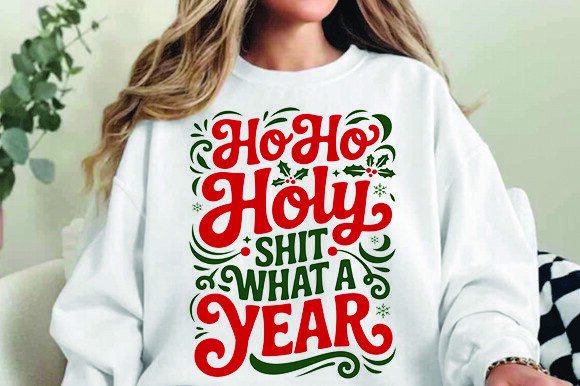 Funny Christmas Png, Ho Ho Holy Png