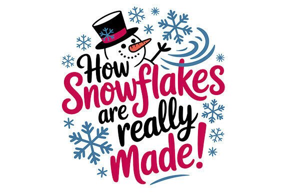 Funny Christmas Snowman PNG for Winter Embroidery Projects