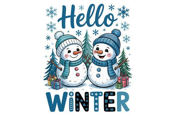 Funny Cute Snowman PNG: A Winter Whimsy for Embroidery Projects