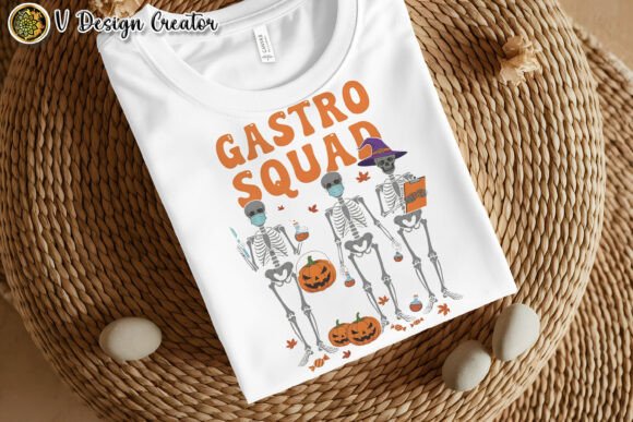 Gastro Squad Medical Skeleton Design PNG Review