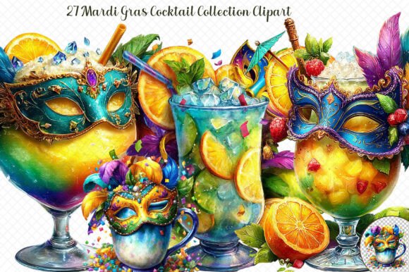 Mardi Gras Cocktail Clipart for Embroidery? Let’s See How It Holds Up