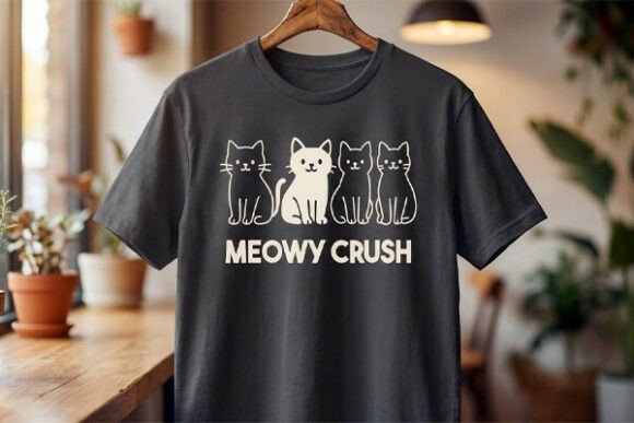 Meowy Crush Cute Cat Valentine Vector Review