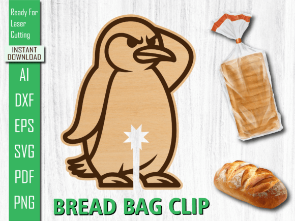 Penguin Bread Clip: A Playful Touch for Practical Projects