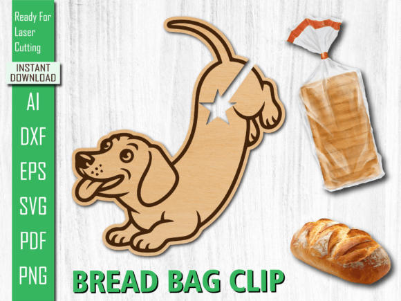 Stretching Dachshund Dog Bread Clip SVG Review