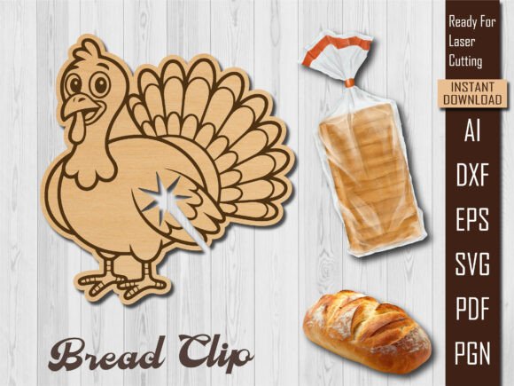 Thanksgiving Laser Cut Turkey Bread Clip: A Designer’s Real-World Take