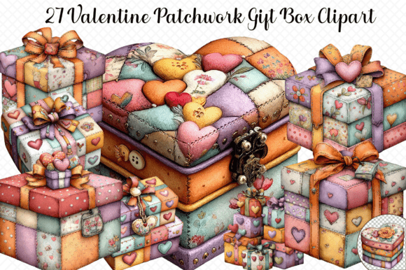 Valentine Patchwork Gift Box Clipart: A Designer’s Real-World Review